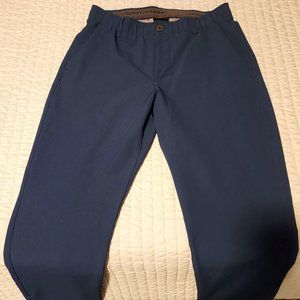 Under Armour LINED Golf Pants 34 x 32 Navy